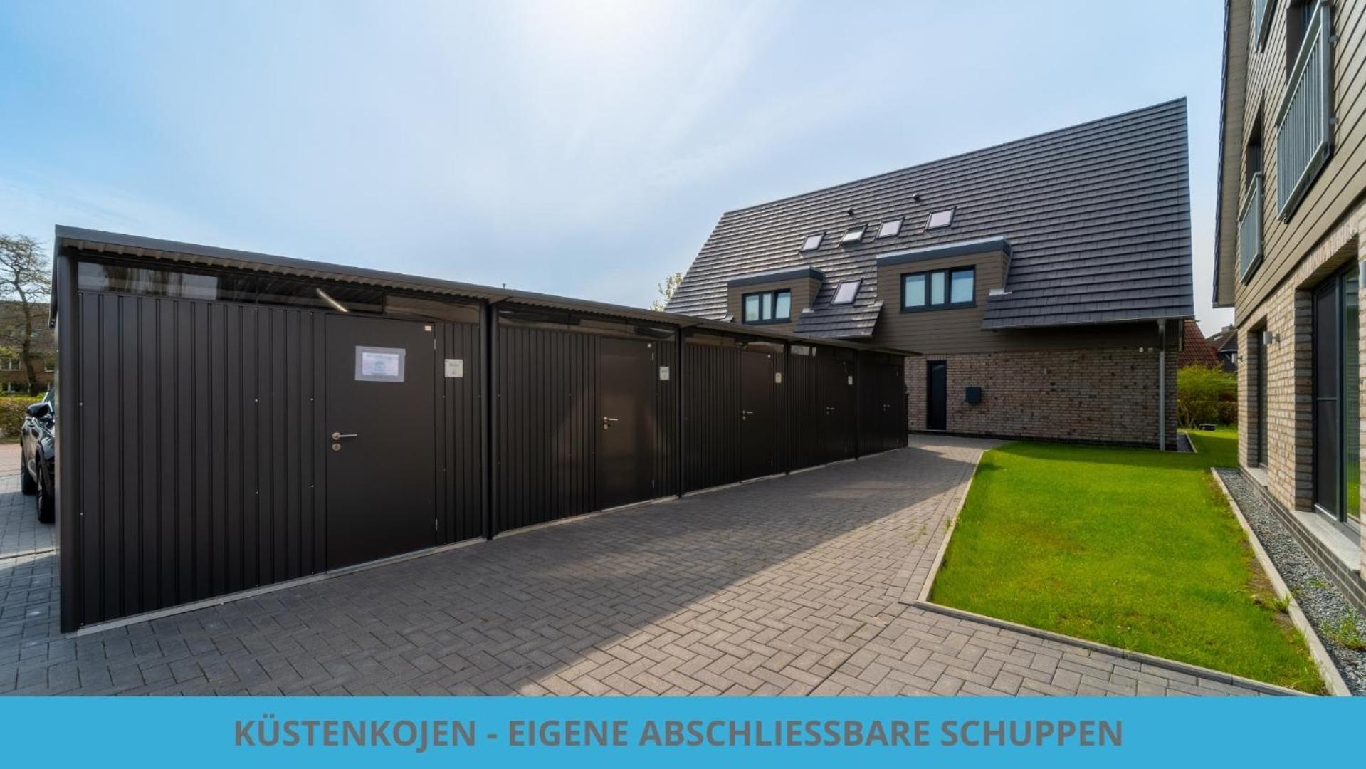 Kuestenkojen Mit 4 Ferienwohnungen Fuer 1 Bis 8 Pers Mit Diversen Schlafzimmern, Garten Oder Balkon Busum Exterior photo